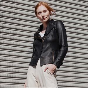 Clara Sun Woo Signature liquid leather jacket size XS